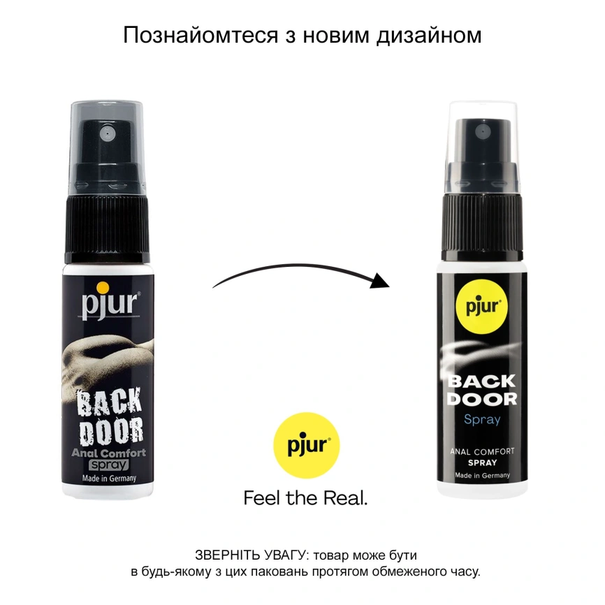 Расслабляющий анальный спрей pjur BACK DOOR spray 20 мл, с пантенолом и алоэ, концентрированный фото 6