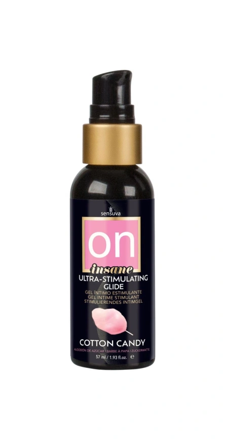 Возбуждающая смазка на гибридной основе Sensuva Ultra-Stimulating On Insane Cotton Candy (57 мл) фото 2