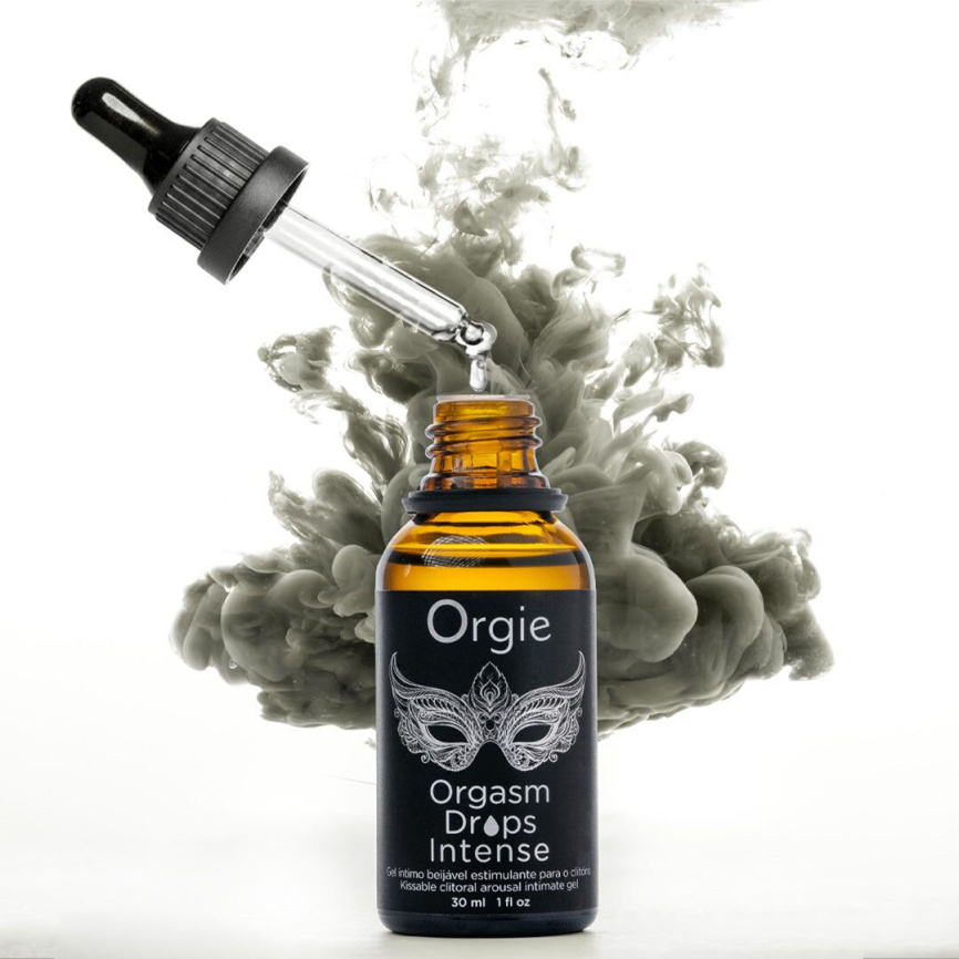 Збуджувальні краплі для клітора Orgie Orgasm Drops Intense, 30 мл, тепло-холод, смак яблука фото 4