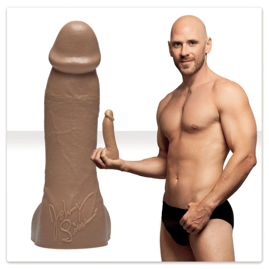 Фаллоимитатор Fleshlight Guys: Johnny Sins Dildo, по слепку пениса, лысый из Браззерс фото 1