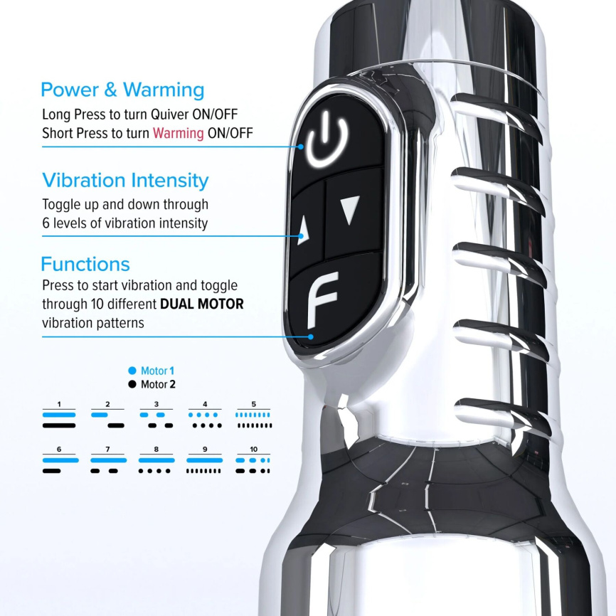 Вібромастурбатор Fleshlight Pink Quiver фото 4