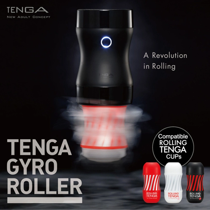 Мастурбатор Tenga Rolling Tenga Gyro Roller Cup Gentle, новый рельеф для стимуляции вращением фото 3