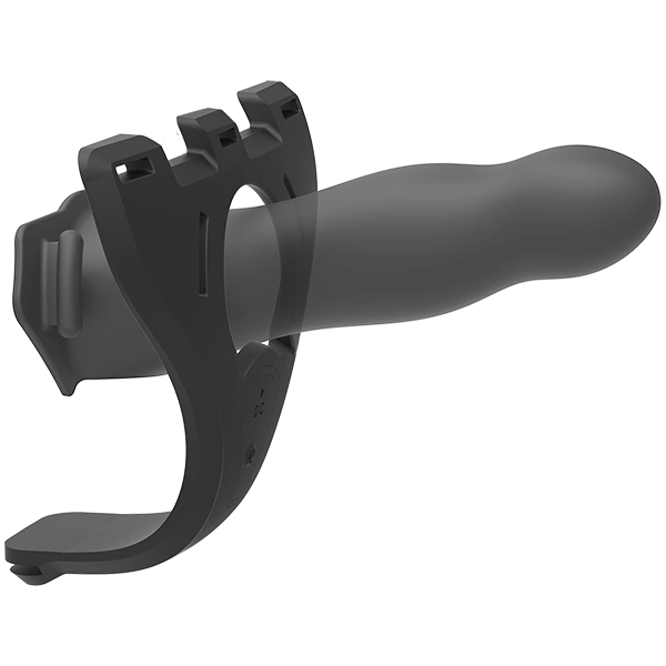 Набор для страпона с вибрацией Doc Johnson Body Extensions - BE Naughty - Black фото 4