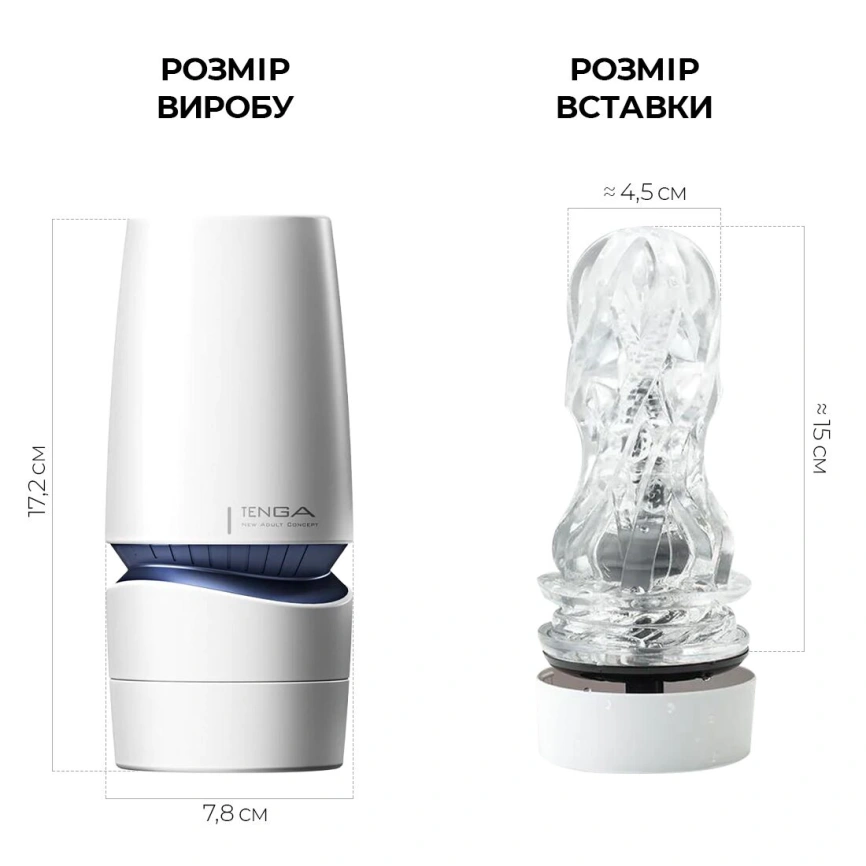 Мастурбатор Tenga - Aero Masturbator Cobalt, инновационная технология всасывания фото 8