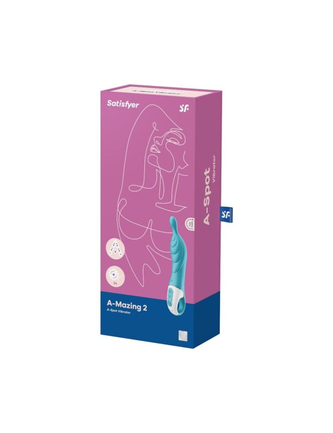 Вібратор для точки А Satisfyer A-Mazing 2 Turquoise фото 3