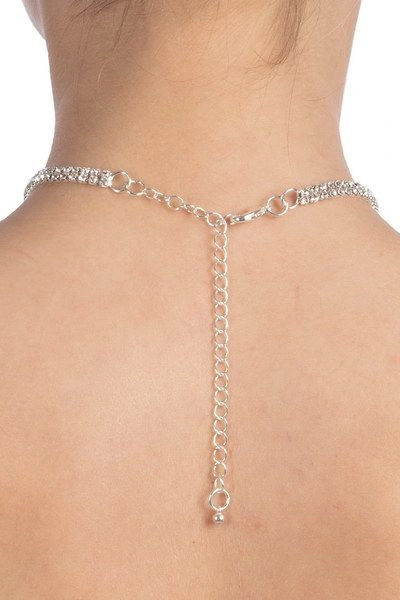 Колье со стразами Bijoux Pour Toi - Audrey Silver фото 2