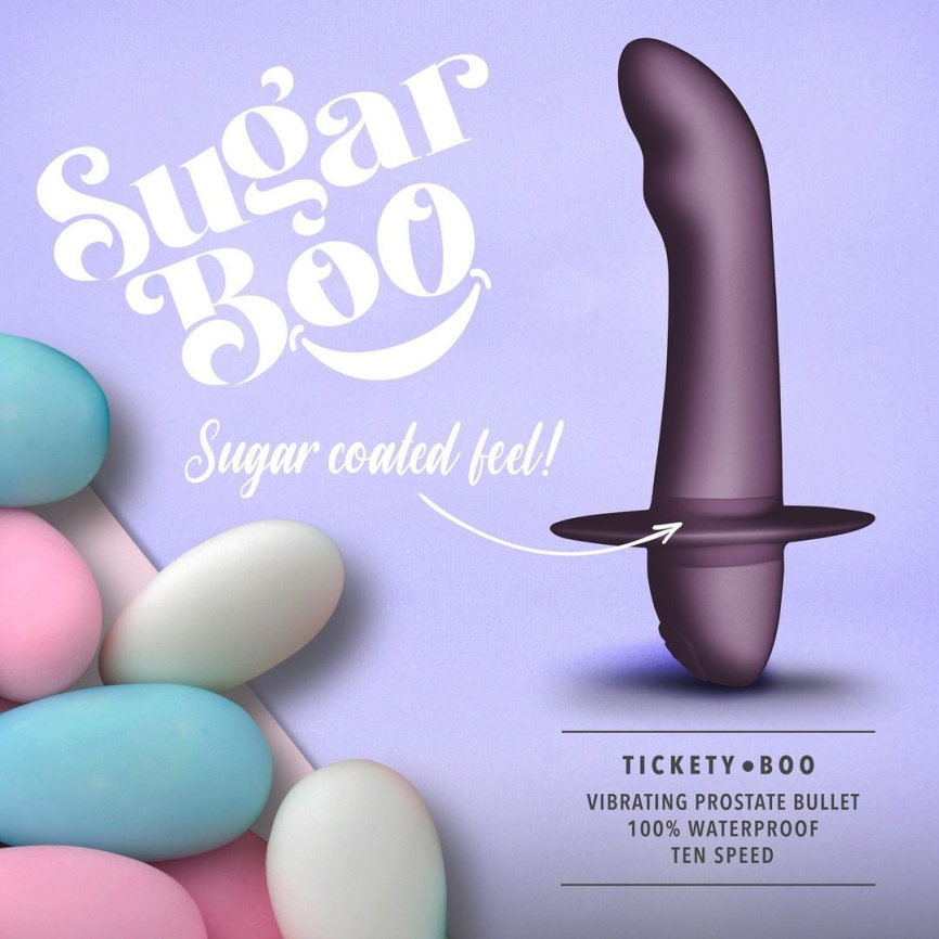 Масажер простати SugarBoo Tickety Boo, 10 рівнів інтенсивності, унісекс, підходить для точки G фото 6