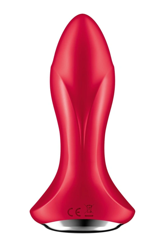 Анальная смарт-вибропробка с жемчужным массажем Satisfyer Rotator Plug 1+ Red фото 7