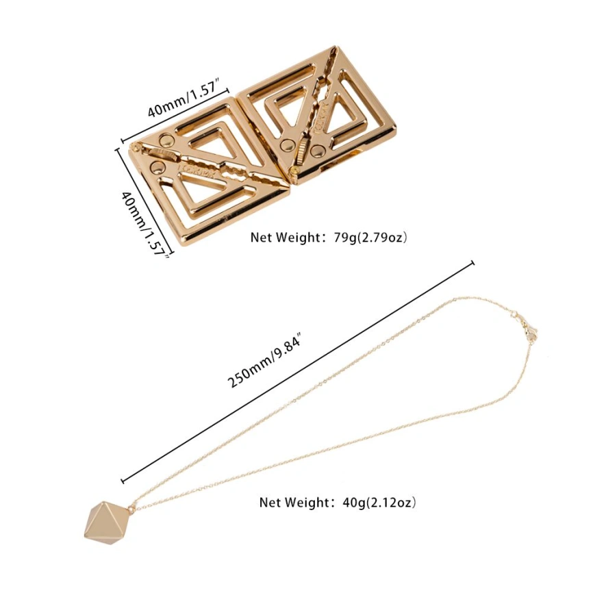 Зажимы для сосков с тяжелой подвеской LOCKINK Adjustable Nipple Clamps with Heavy Pendant, под золото фото 10