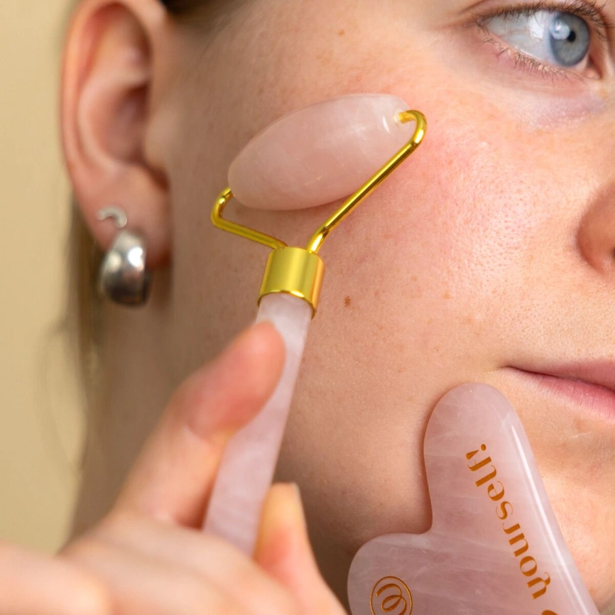 Набор массажеров гуаша Womanizer Gua Sha Set, роллер и скребок фото 5