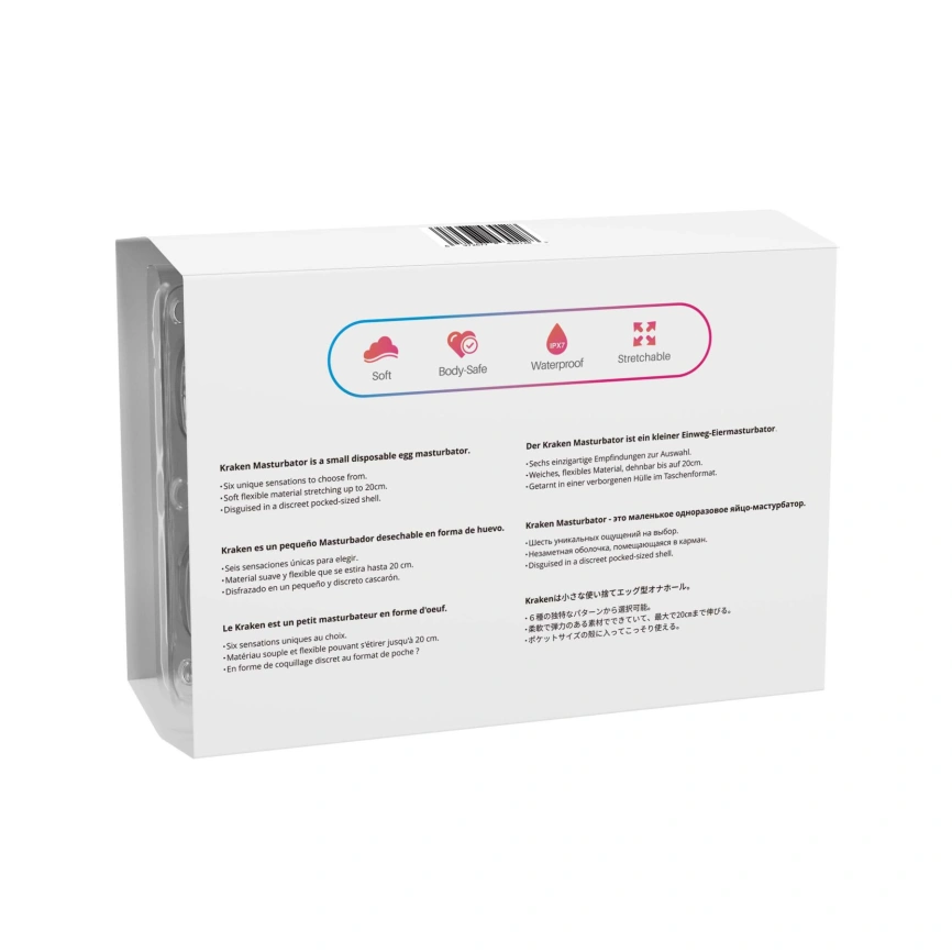 Набор мастурбаторов-яиц Lovense Kraken masturbator egg box, 6 штук, разная текстура фото 2
