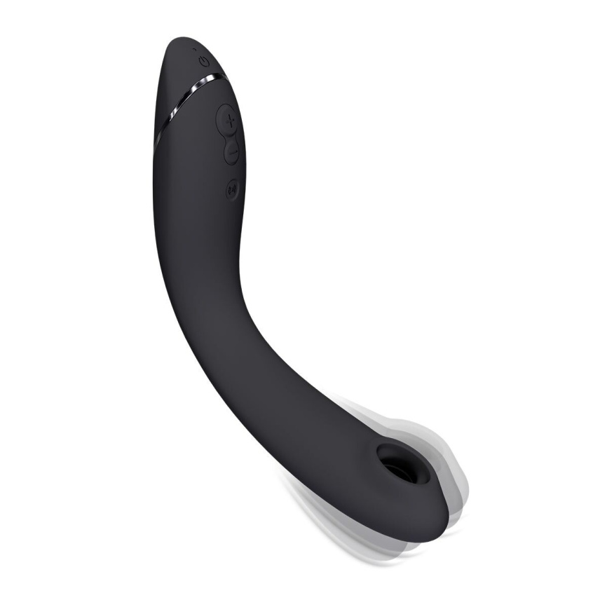 Вакуумний стимулятор для точки G та клітора з вібрацією Womanizer OG Dark Grey, 12 рівнів, 3 режими фото 5