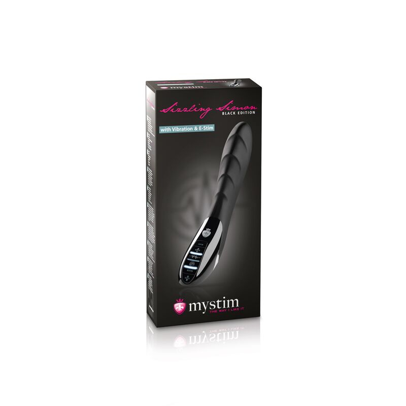 Вібратор з електростимуляцією Mystim Sizzling Simon eStim Black, міостимулятор фото 14