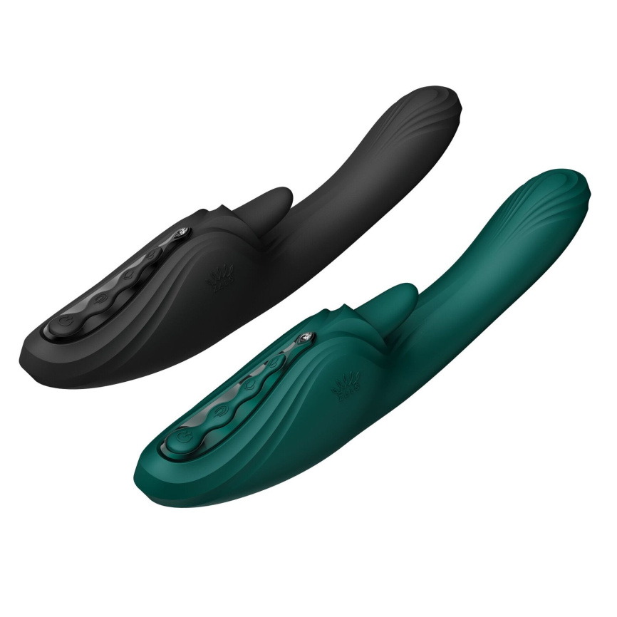 Смарт-вібратор Zalo Ares Obsidian Black, підігрів, 3 мотори, язичок для клітора, стимуляція точки G фото 31