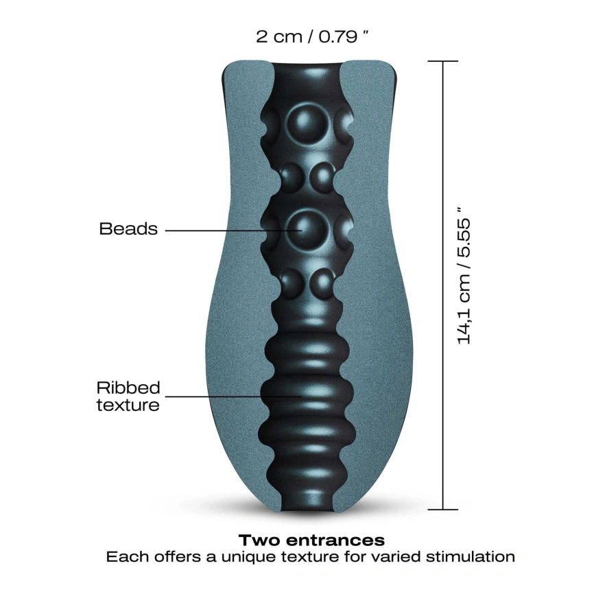 Мастурбатор Dorcel Sili-Cup Dual Sensation фото 5