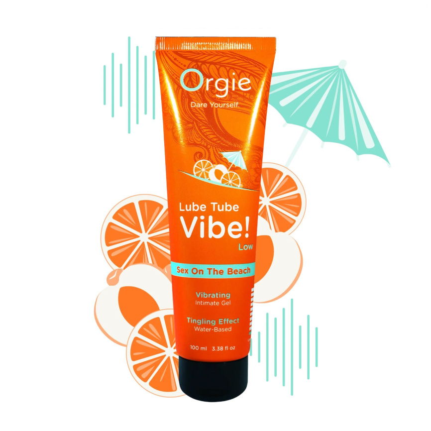 Вібролубрикант Orgie Lube Tube Vibe! Sex On The Beach 100 мл фото 2