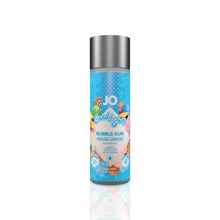 Лубрикант на водной основе JO H2O — Candy Shop — Bubblegum (60 мл) без сахара и парабенов фото 1