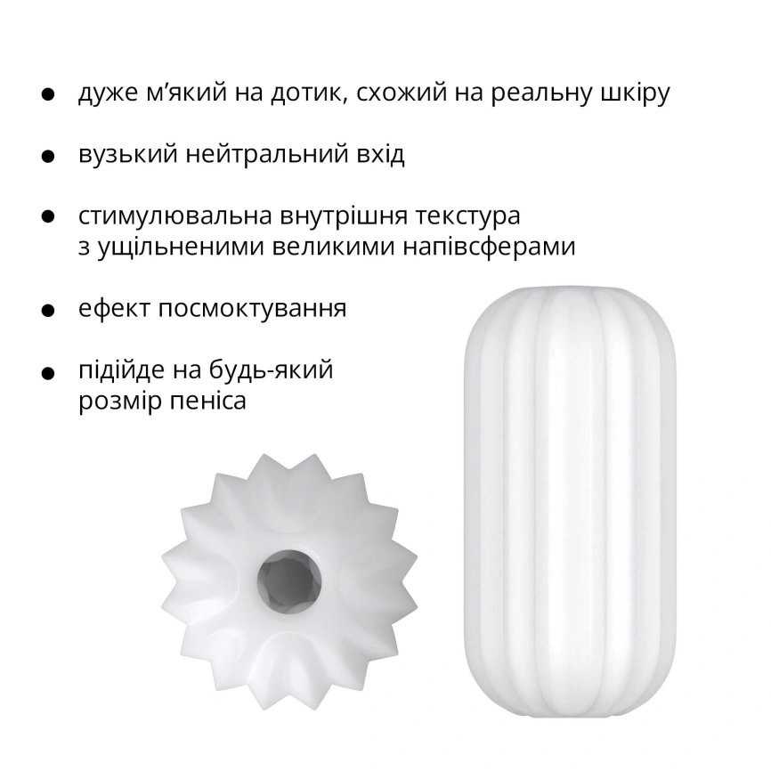 Мастурбатор Otouch Ripple, нежный и плотный, эффект всасывания, подходит для Otouch DECOR 2 фото 11