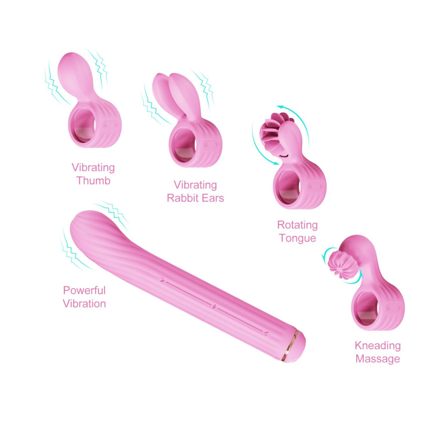 Вібратор Otouch Magic Stick S1 Plus - Pink фото 3
