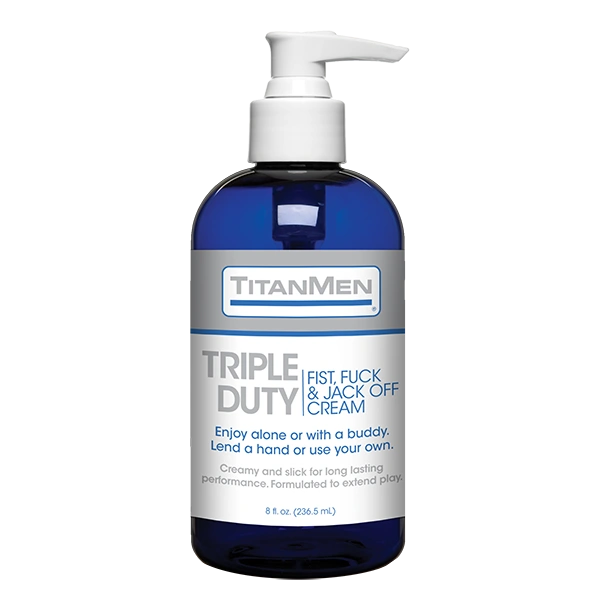 Густая смазка для фистинга Doc Johnson TitanMen - Triple Duty (240 г) фото 1