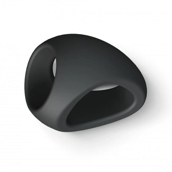 Эрекционное кольцо двойное Love To Love FLUX RING - BLACK ONYX фото 6