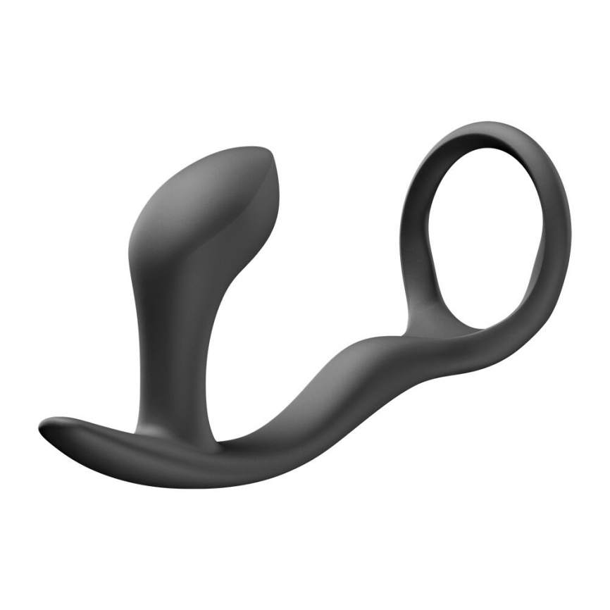 Анальна пробка з ерекційним кільцем Fun Factory BOOTIE RING Black фото 7