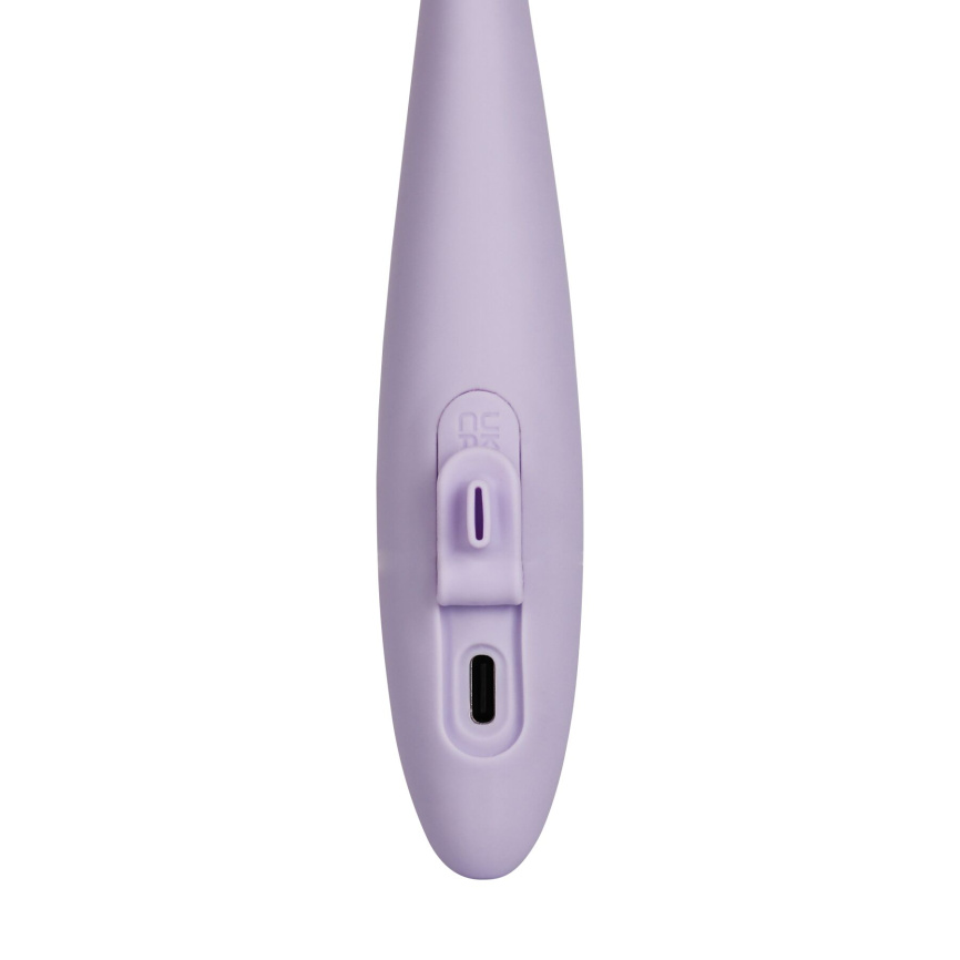 Тонкий смарт-вібратор точки G Svakom Cici 2 Lilac, підігрів до 38 °C фото 5