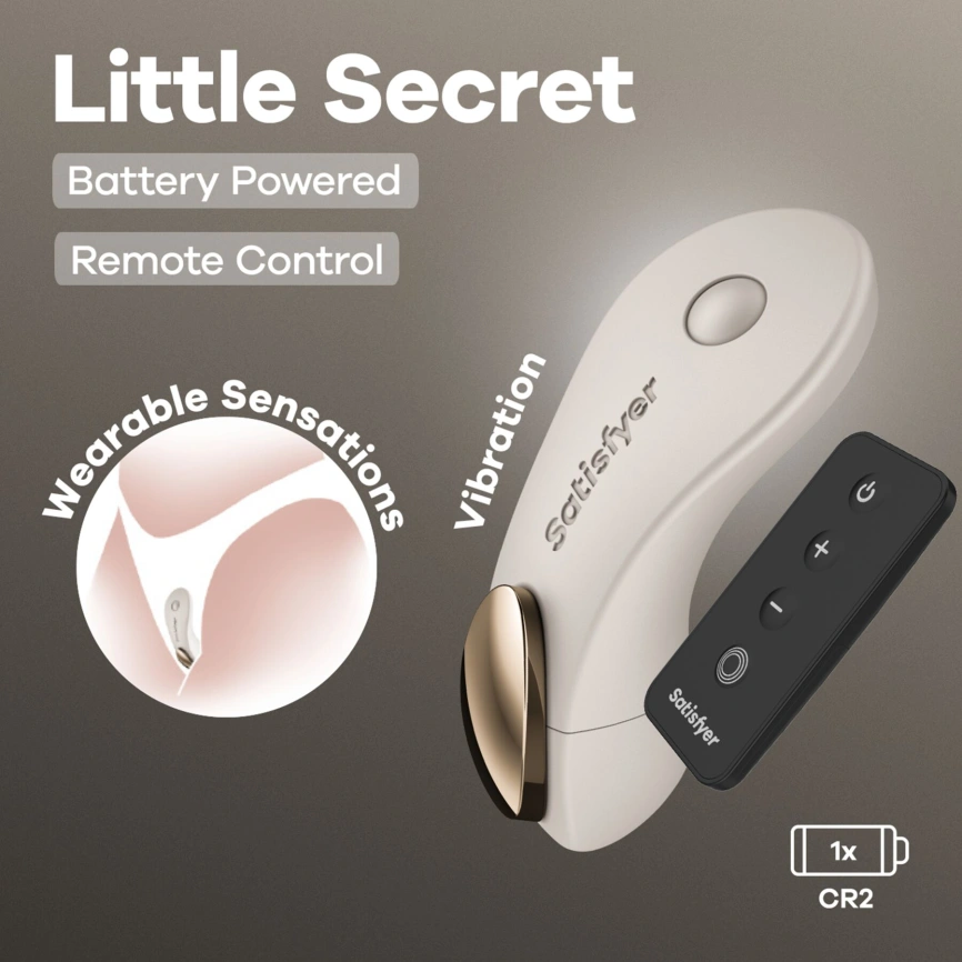 Вибратор в трусики Satisfyer Little Secret Battery Series с пультом ДУ фото 9