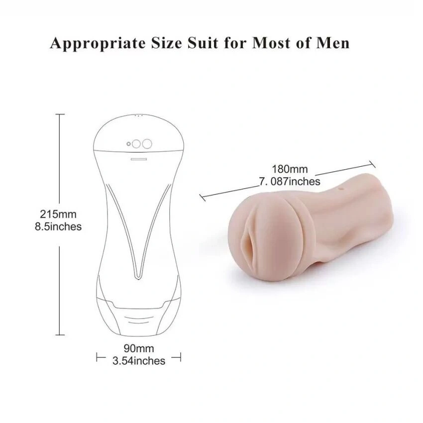 Мастурбатор с вибрацией Hismith Masturbation Cup, 10 режимов, совместим с секс-машинами бренда фото 6
