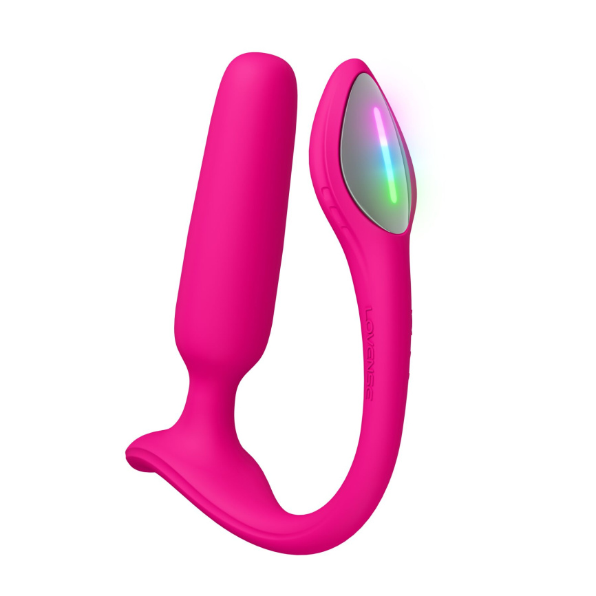 Анальна смарт-вібропробка Lovense Lush Anal, дуже потужна, LED-підсвічування фото 2