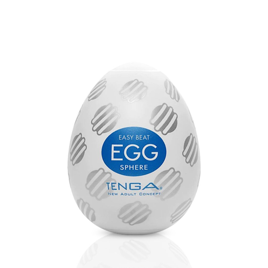 Мастурбатор-яйце Tenga Egg Sphere з багаторівневим рельєфом фото 1