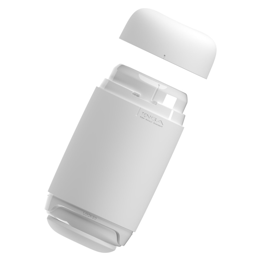 Мастурбатор TENGA PUFFY SUGAR WHITE, ультрам’який матеріал, багаторазовий, наскрізний фото 2