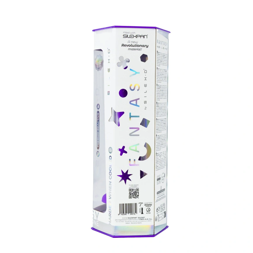 Фаллоимитатор SilexD Fantasy Liquid Silicone Dreamy 7in Purple фото 11