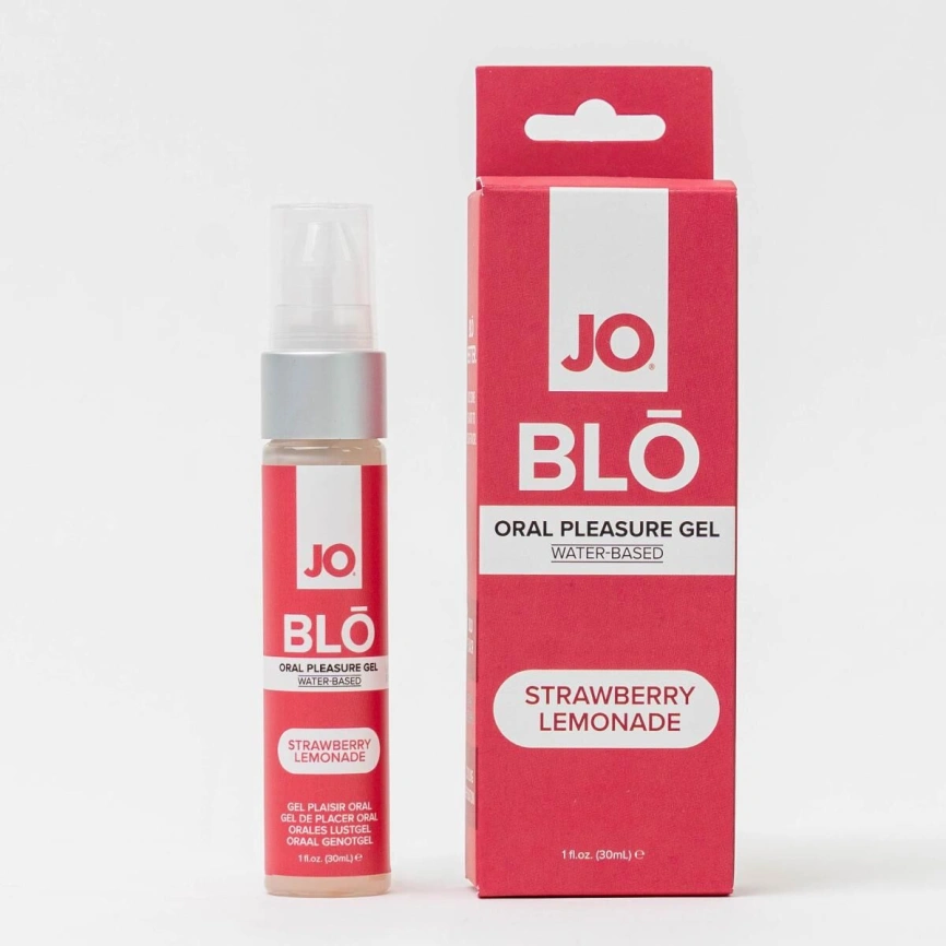 Гель для оральных ласк JO - BLO - Strawberry Lemonade 30 мл фото 3