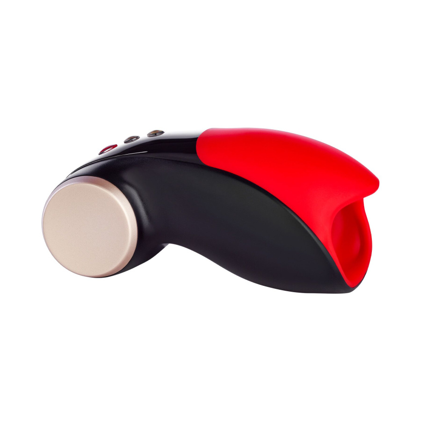 Мастурбатор для головки пеніса Fun Factory COBRA LIBRE II black/red, 2 мотори, гра без рук фото 1