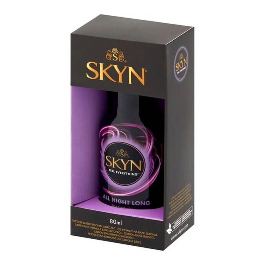 Лубрикант на силиконовой основе SKYN All Night Long 80 мл, чистый состав фото 2
