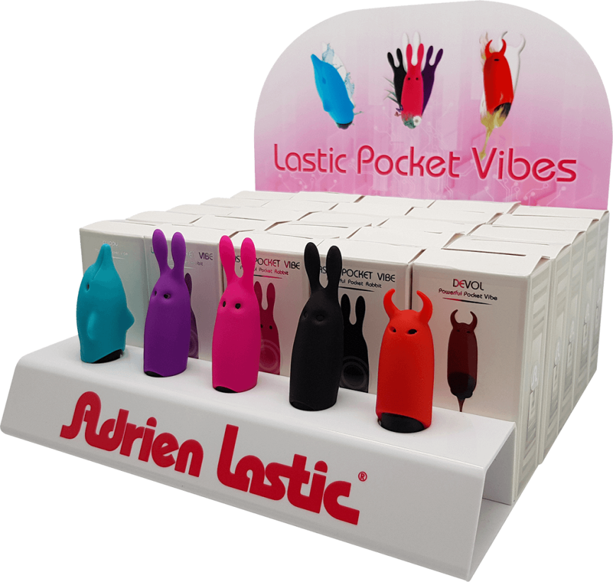 Набір вібраторів Adrien Lastic Promo Pack Pocket Vibe (25 шт + тестери) фото 1