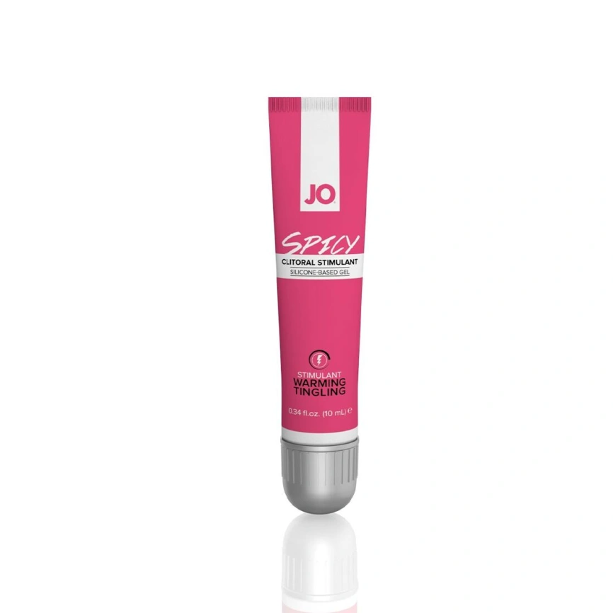 Возбуждающий гель для клитора JO SPICY WARMING (10 мл) разогревающий фото 1