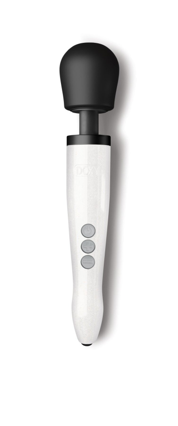 Вібромасажер DOXY Die Cast R Stardust White, перезаряджуваний, до 9000 об/хв фото 3