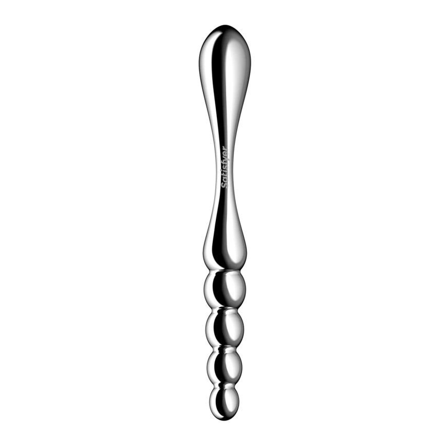 Металлический дилдо Satisfyer Star Force 1, двусторонний, можно нагревать и охлаждать фото 3