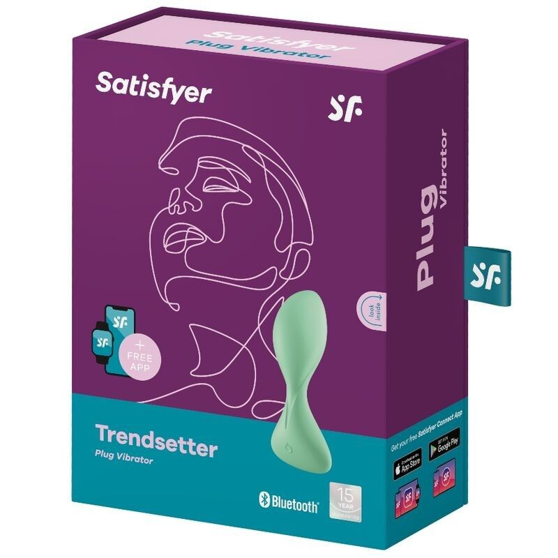 Анальна смарт-пробка з вібрацією Satisfyer Trendsetter Green фото 4