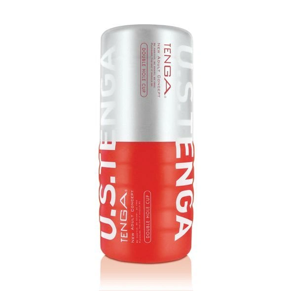 Мастурбатор Tenga US Double Hole Cup (двухсторонний большой) с двумя независимыми каналами фото 1