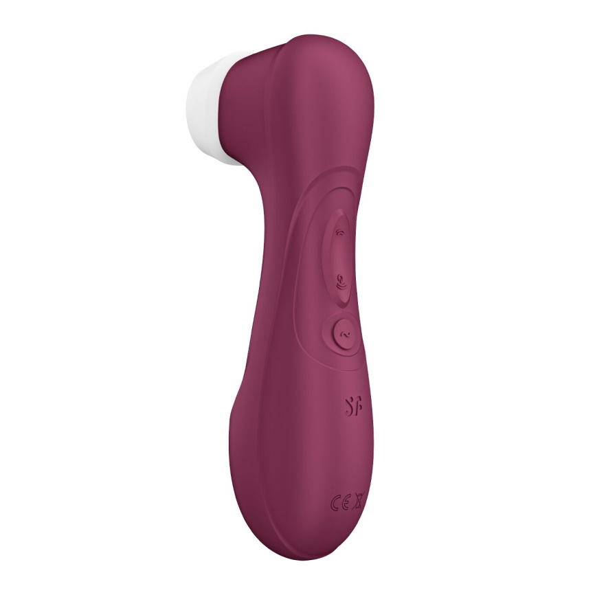 Вакуумний кліторальний стимулятор Satisfyer Pro 2 Generation 3 with Liquid Air Connect App Wіnе Red фото 4
