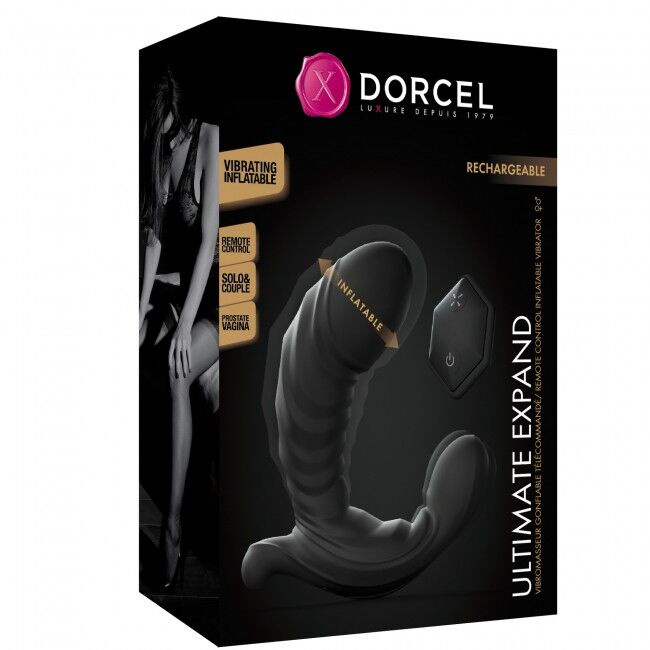 Універсальний вібратор зі стволом, що надувається Dorcel ULTIMATE EXPAND фото 8