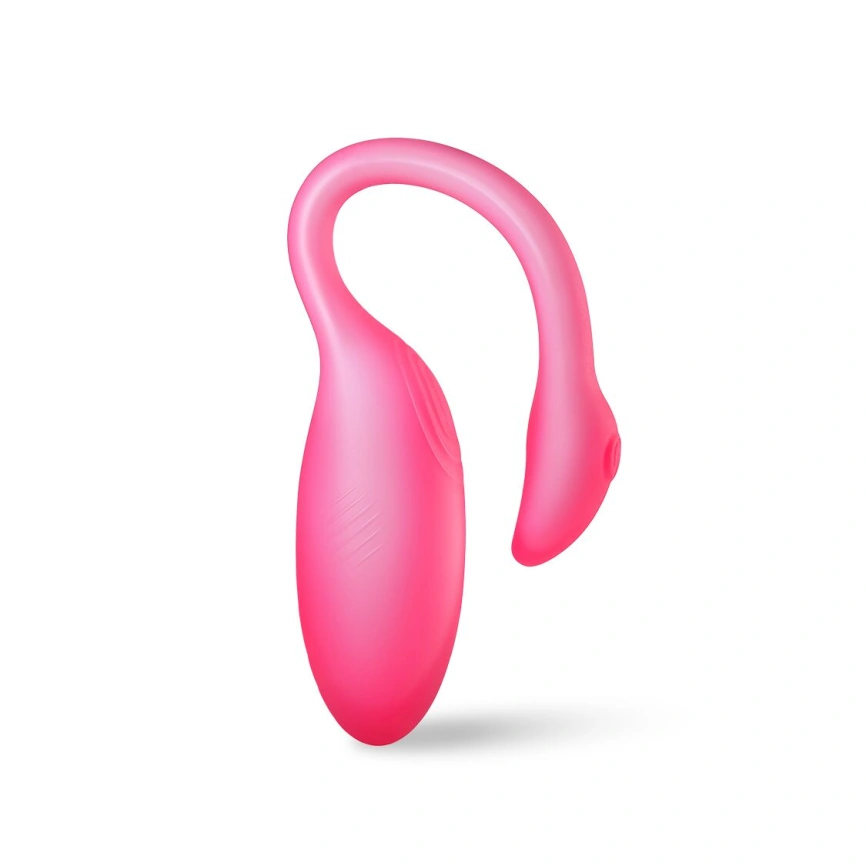 Смарт-виброяйцо Magic Motion Flamingo Max Pink 2 в 1: виброяйцо и тренажер Кегеля, 10 режимов фото 1