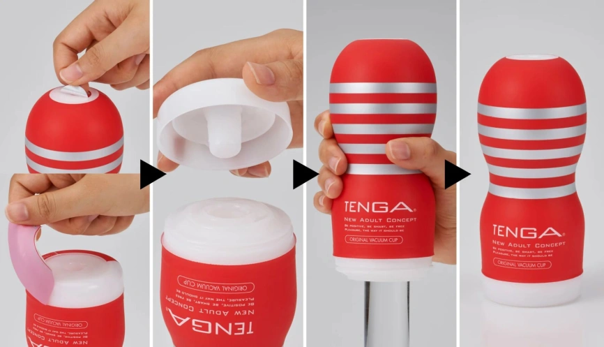 Мастурбатор VACUUM TENGA CUP, совместим с насадками Tenga Vacuum Controller I и II, Tenga VACUUM MAX фото 5