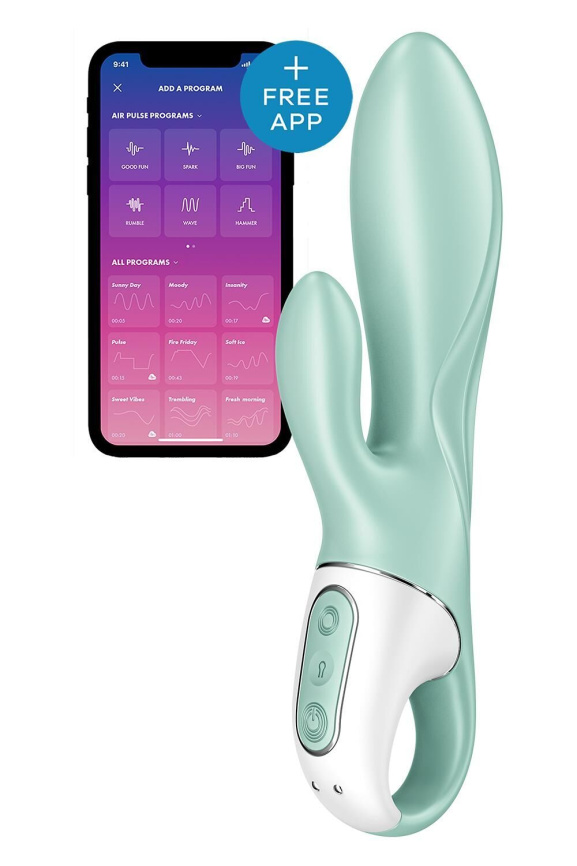 Смарт вібратор-кролик Satisfyer Air Pump Bunny 5+ (м'яте паковання!!!) фото 1