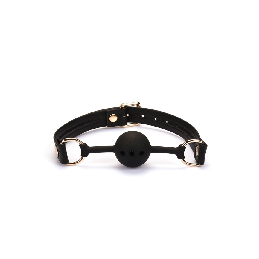 Кляп Liebe Seele Black Organosilicon Ball Gag фото 2