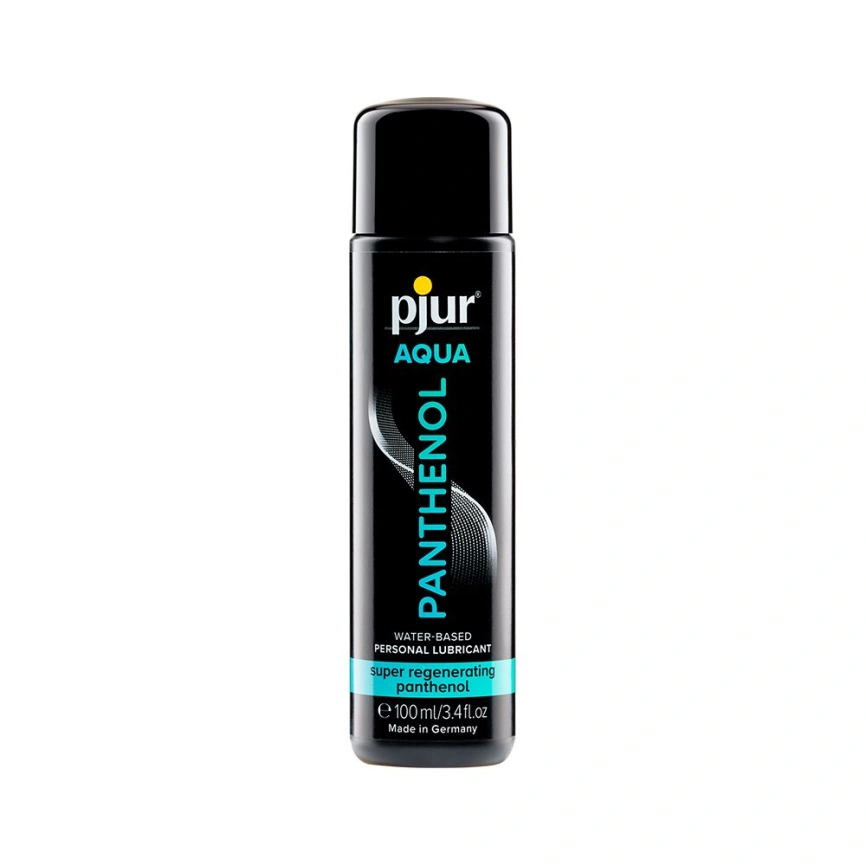 Лубрикант на водной основе pjur Aqua Panthenol 100 мл с пантенолом, уход и увлажнение фото 1