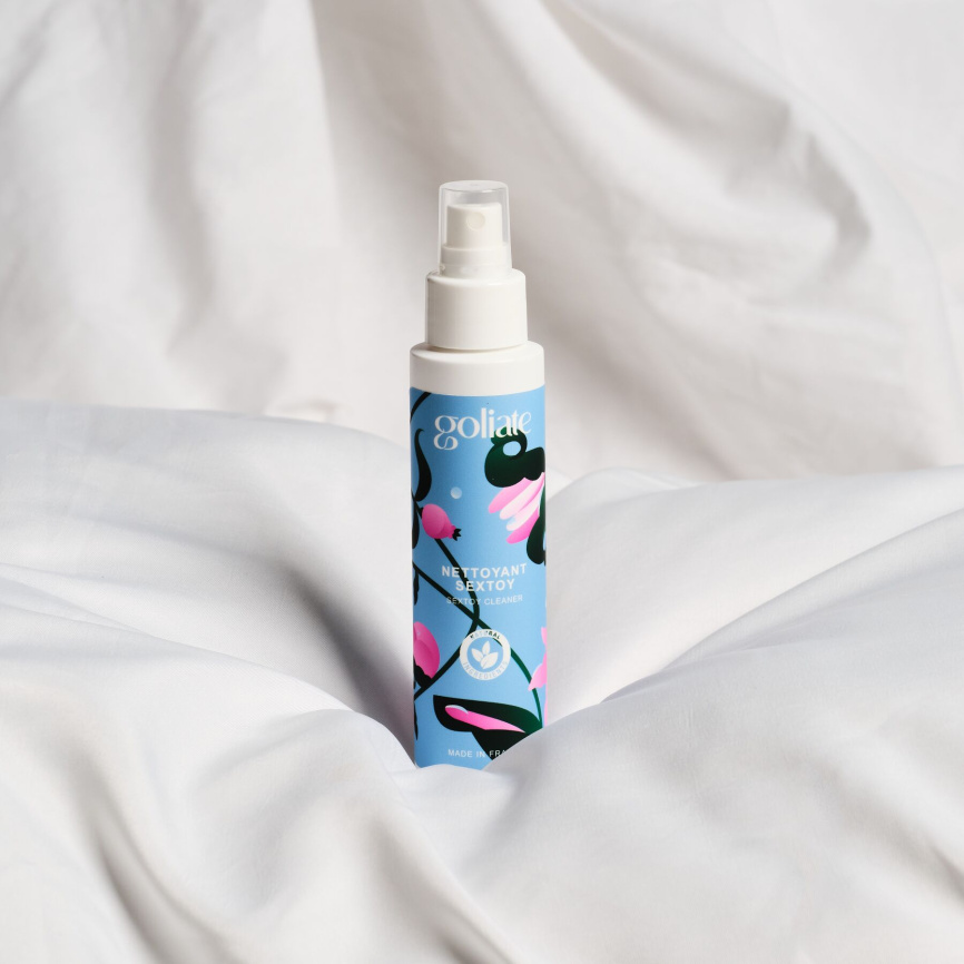 Антибактеріальний спрей для іграшок Goliate Nettoyant Sextoy 100 мл, безпечний для тіла фото 2